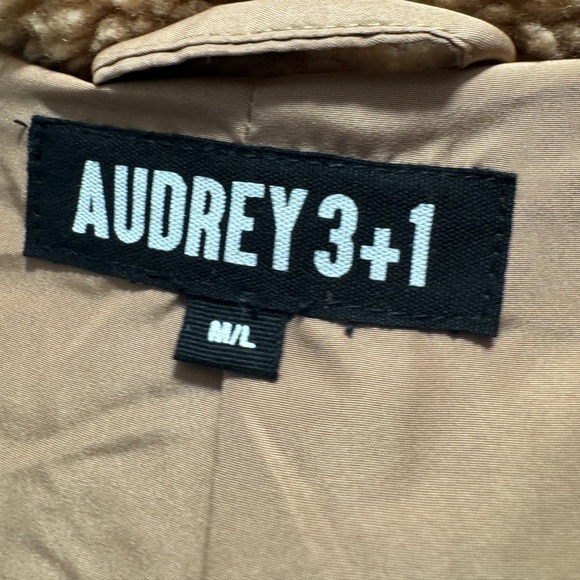 Audrey 3+1 Warm Teddy Bear Jacket Camel - Picture 5 of 11